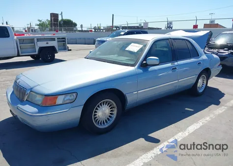 2000 Mercury Grand Marquis Ls from USA, damaged, VIN 2MEFM75W9YX688581